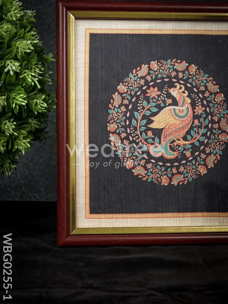 Golden Frame : Peacock Design - WBG0255-1