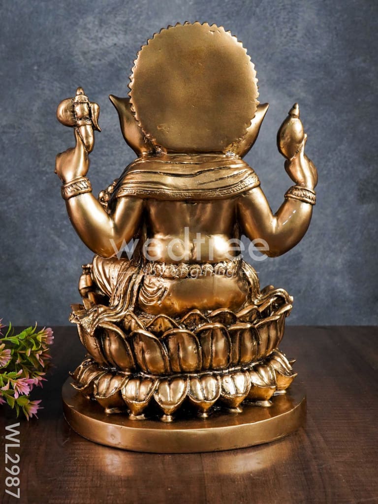 Golden Ganesha Idol - WL2987
