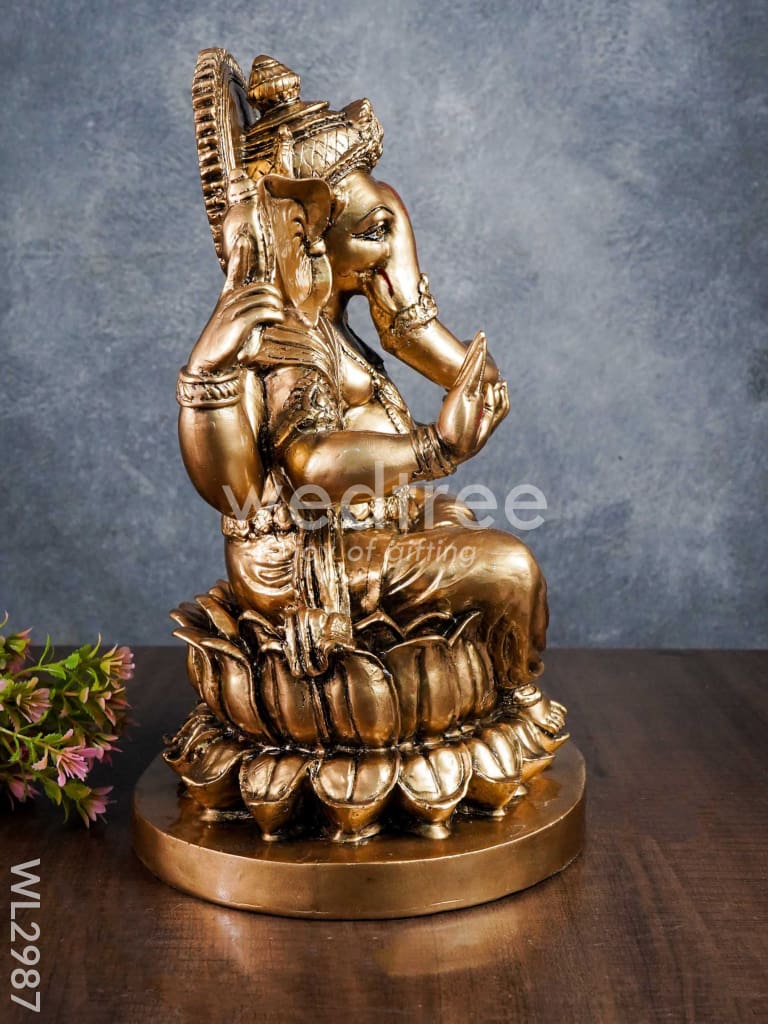 Golden Ganesha Idol - WL2987