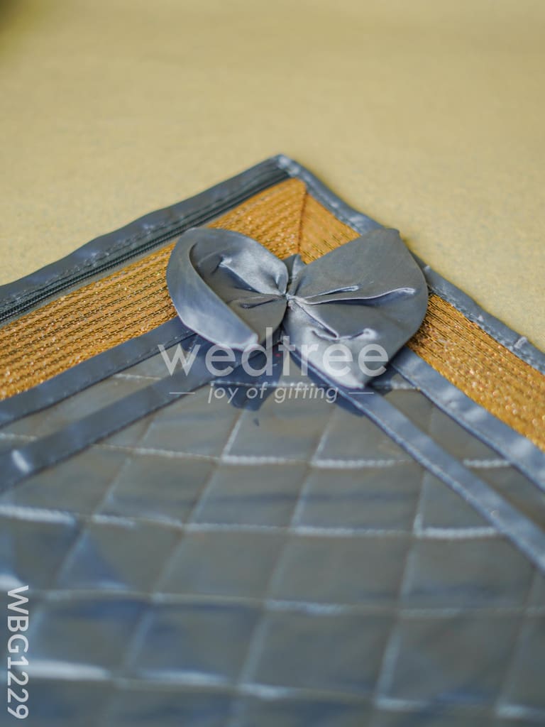 Golden Lace Saree Cover - WBG1229