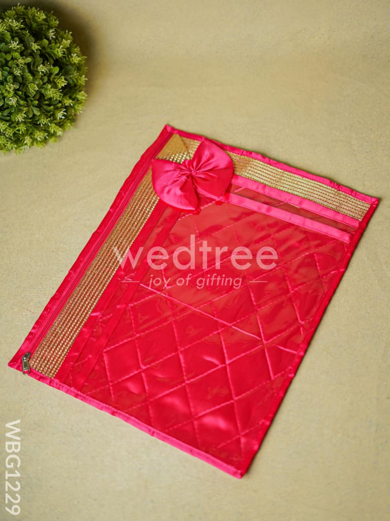 Golden Lace Saree Cover - WBG1229