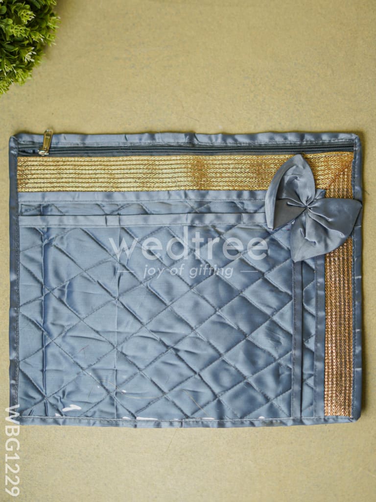 Golden Lace Saree Cover - WBG1229