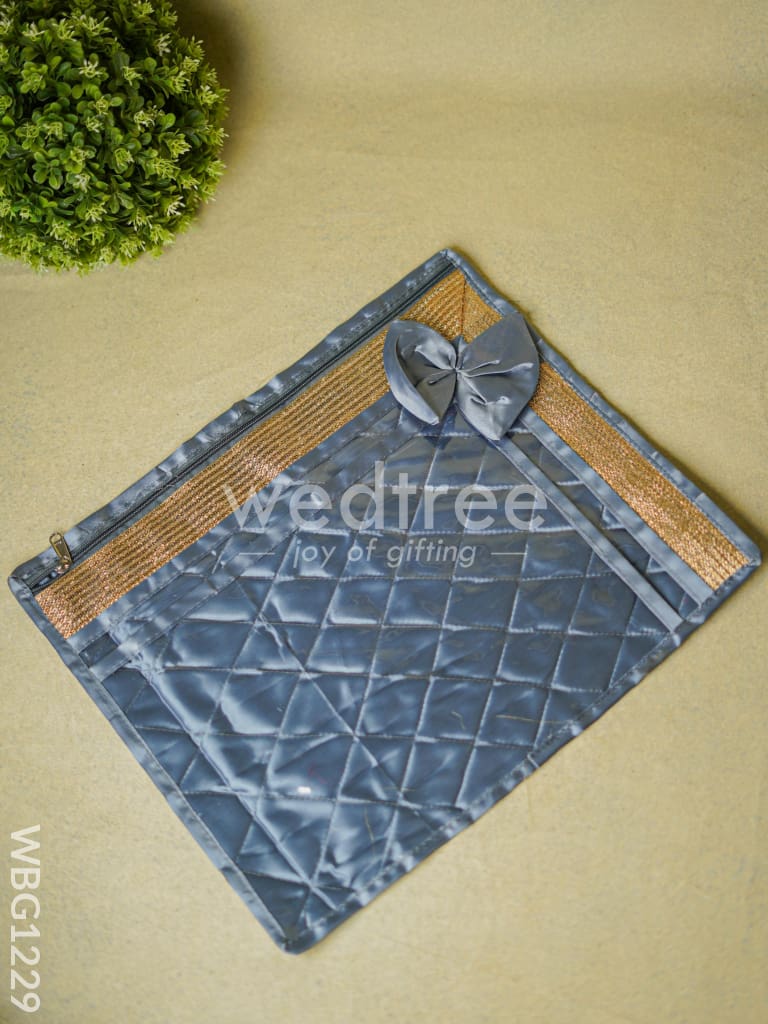 Golden Lace Saree Cover - WBG1229