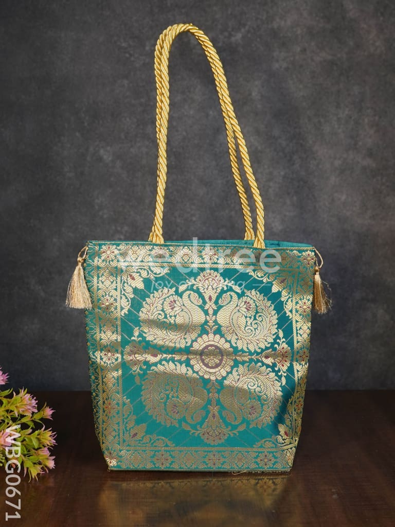 Grand Banarasi Hand bag (12x12) - WBG0671
