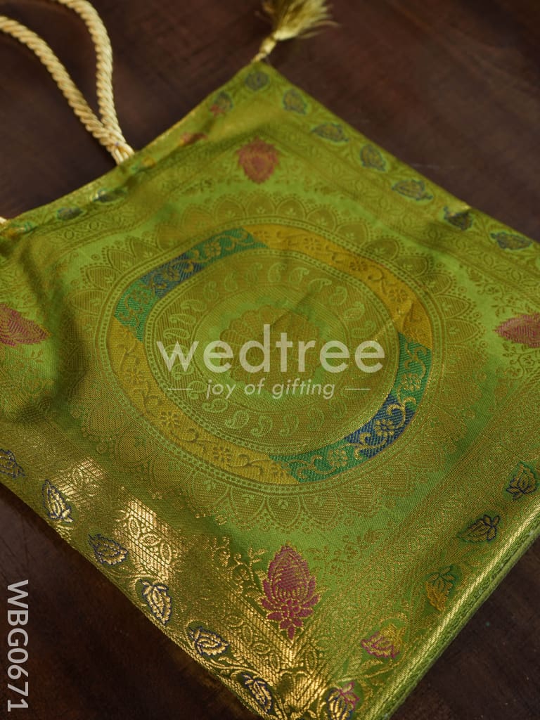 Grand Banarasi Hand bag (12x12) - WBG0671