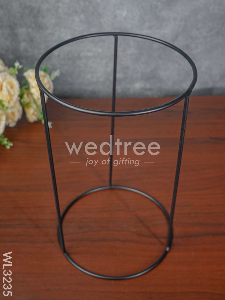 Hammered Planter Pot & Stand - WL3235