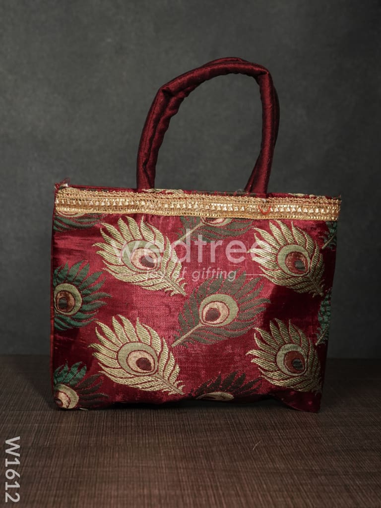 Hand Bag - Peacock Feather - W1612