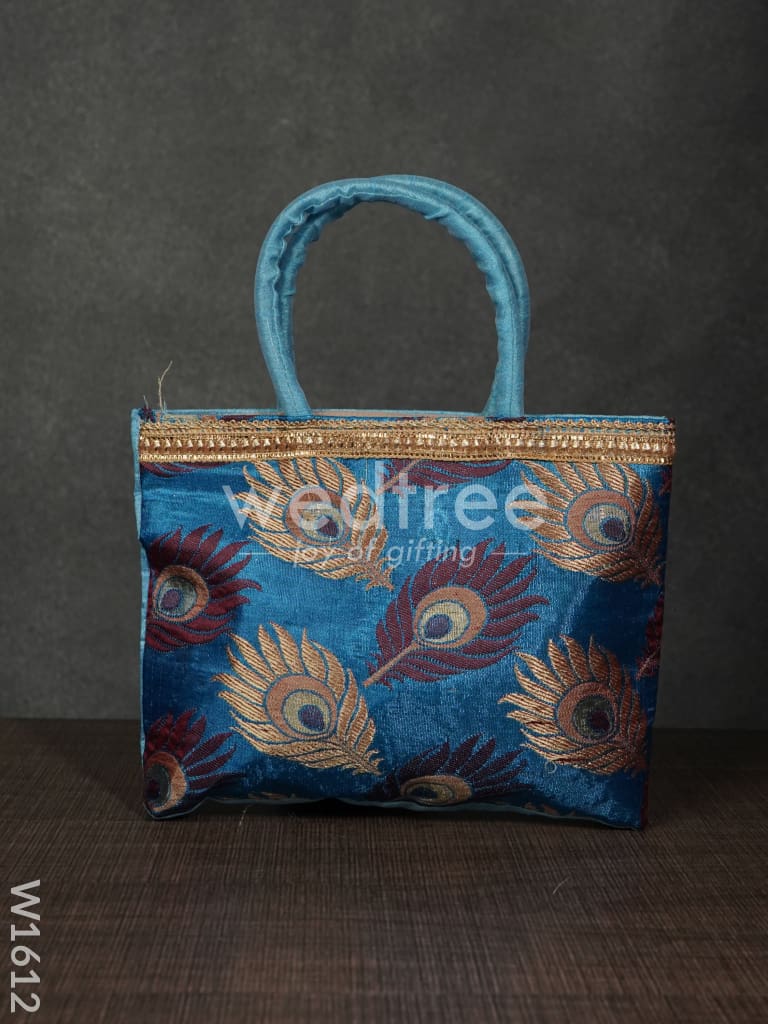 Hand Bag - Peacock Feather - W1612