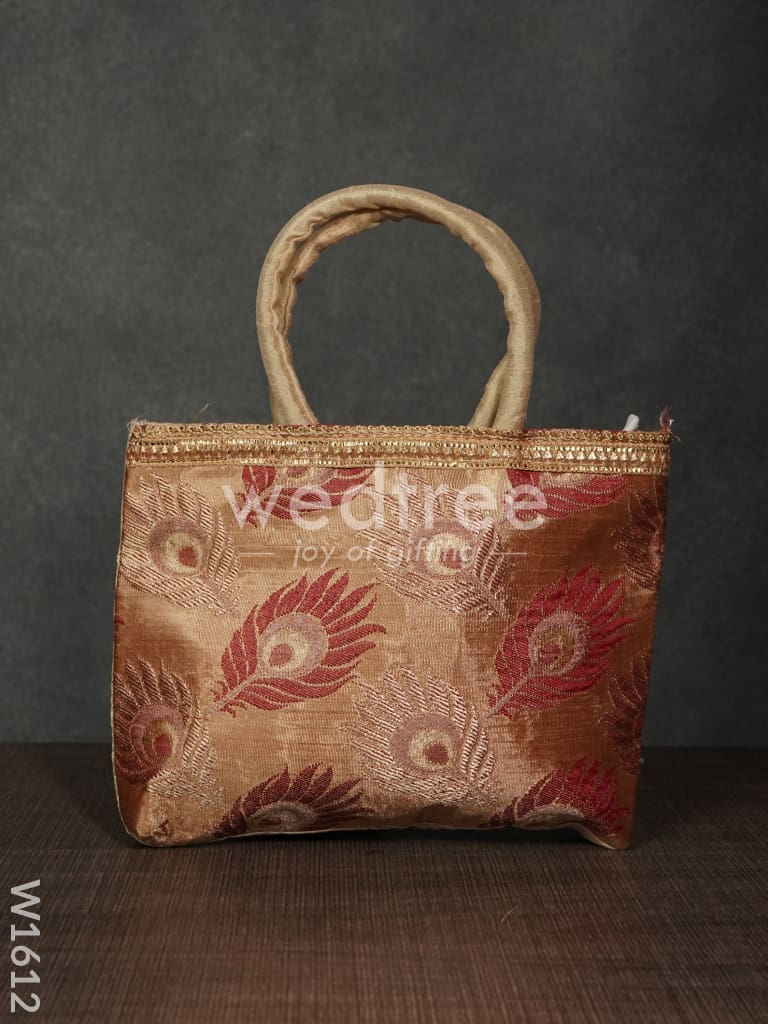 Hand Bag - Peacock Feather - W1612