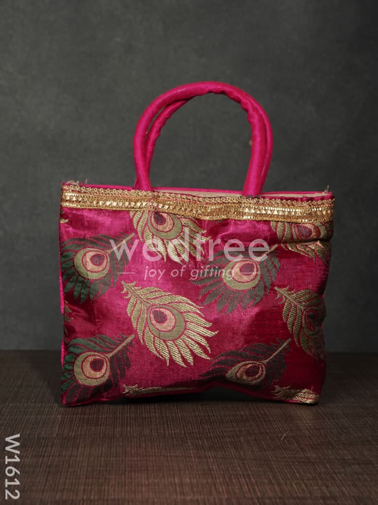Hand Bag - Peacock Feather - W1612