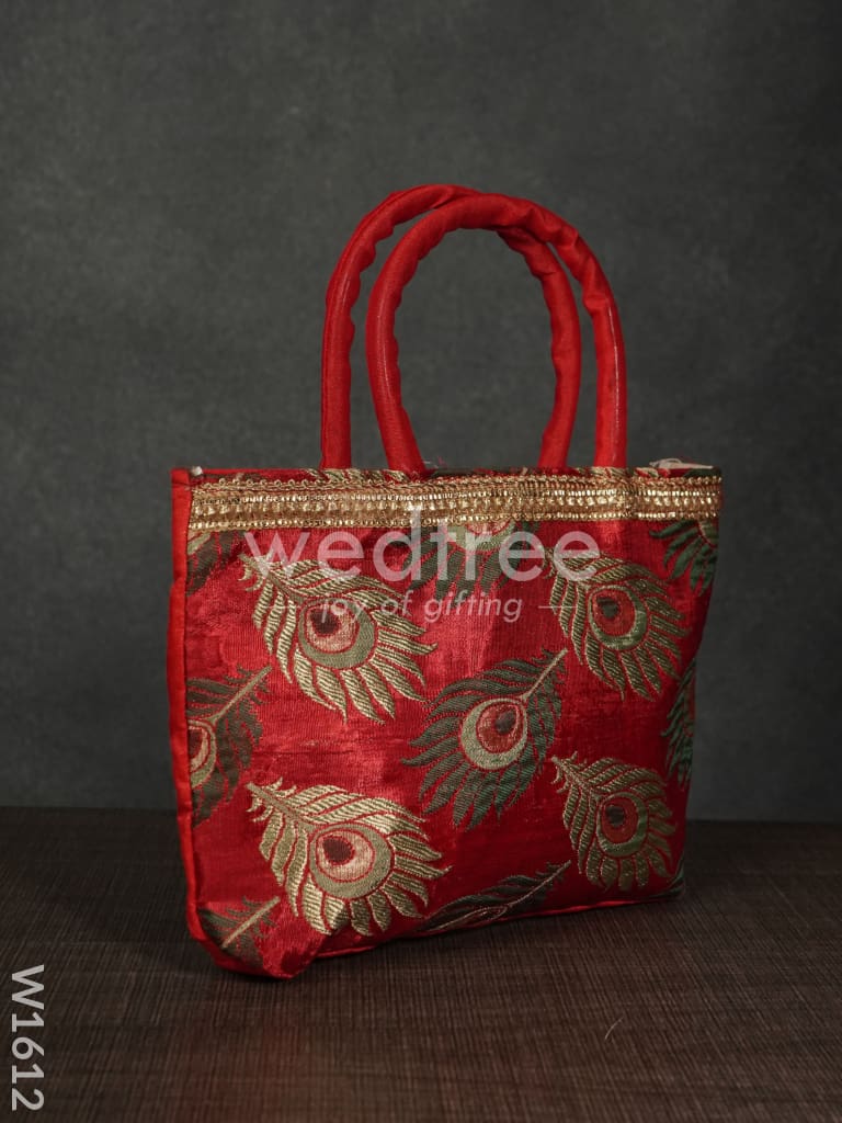 Hand Bag - Peacock Feather - W1612