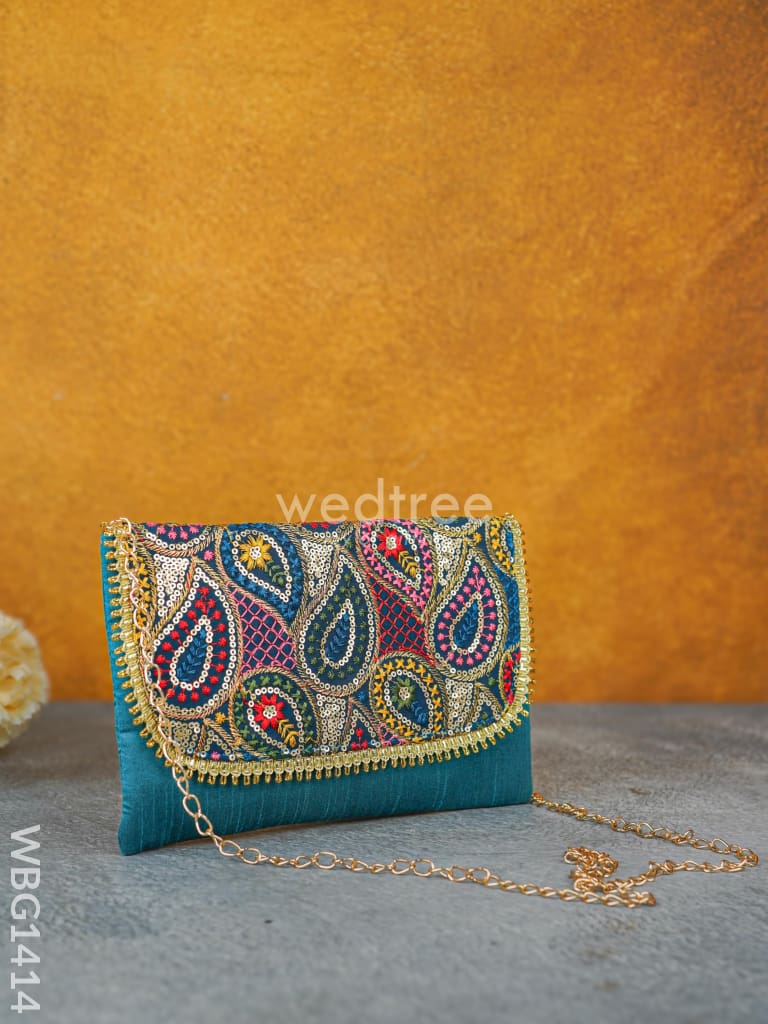 Hand Embroidered Sling Bag - WBG1414
