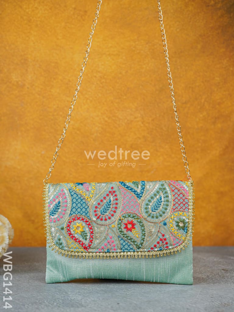 Hand Embroidered Sling Bag - WBG1414