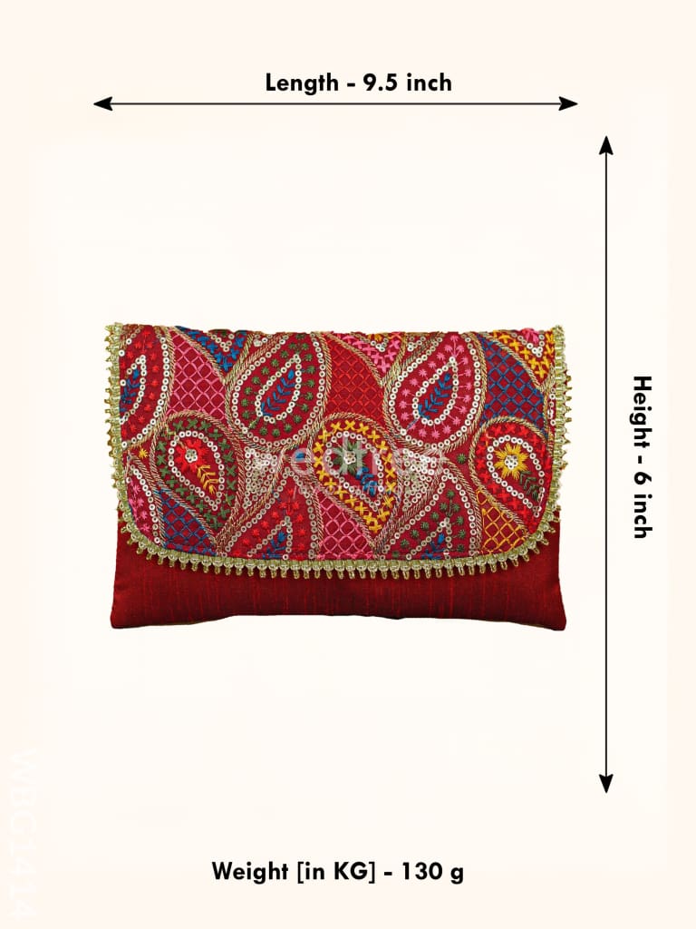 Hand Embroidered Sling Bag - WBG1414