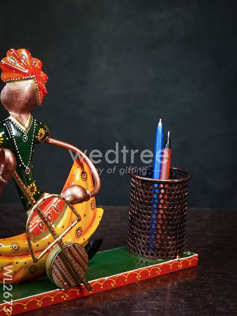 Hand Painted Musical Pen Stand - WL2673