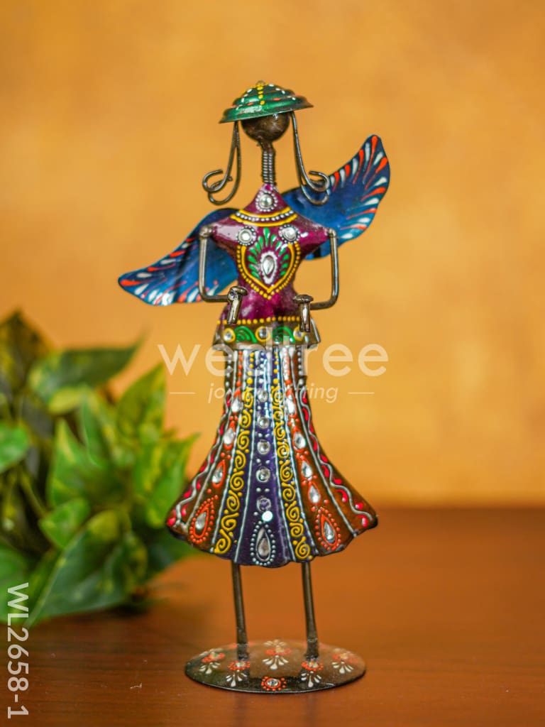 Hand painted Musical Rajasthani Dolls - Set of 3 - WL2658