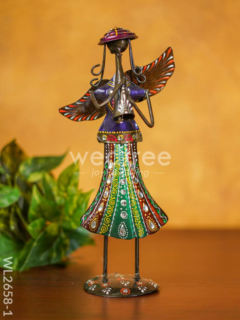 Hand painted Musical Rajasthani Dolls - Set of 3 - WL2658