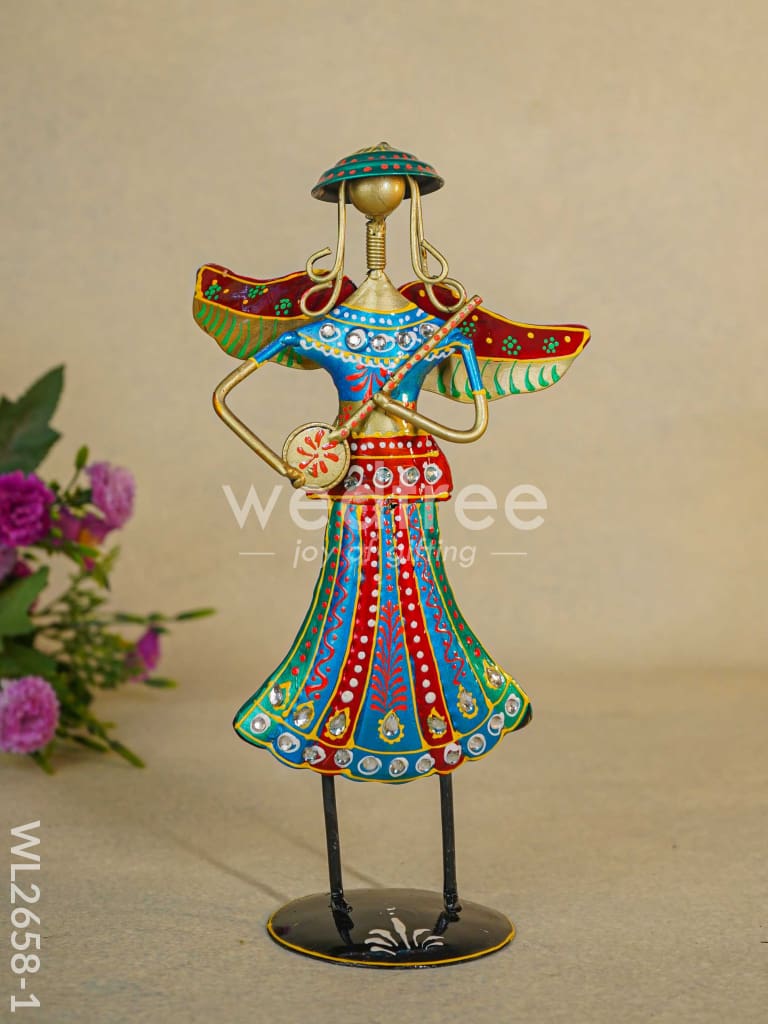 Hand painted Musical Rajasthani Dolls - Set of 3 - WL2658