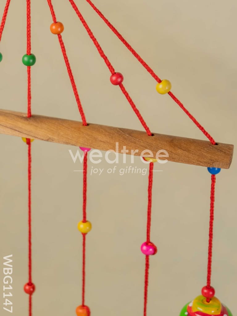 Hand Painted Thoran with Hanging Bells - WBG1147