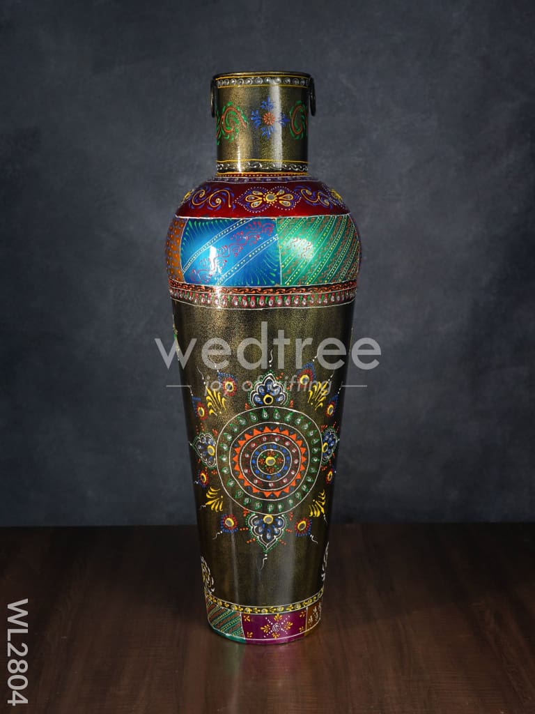 Hand Painted Vase - 30 inch - WL2804