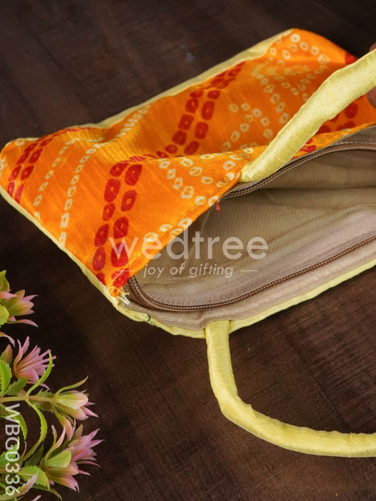 Handbag with Bhandani Print - WBG0336