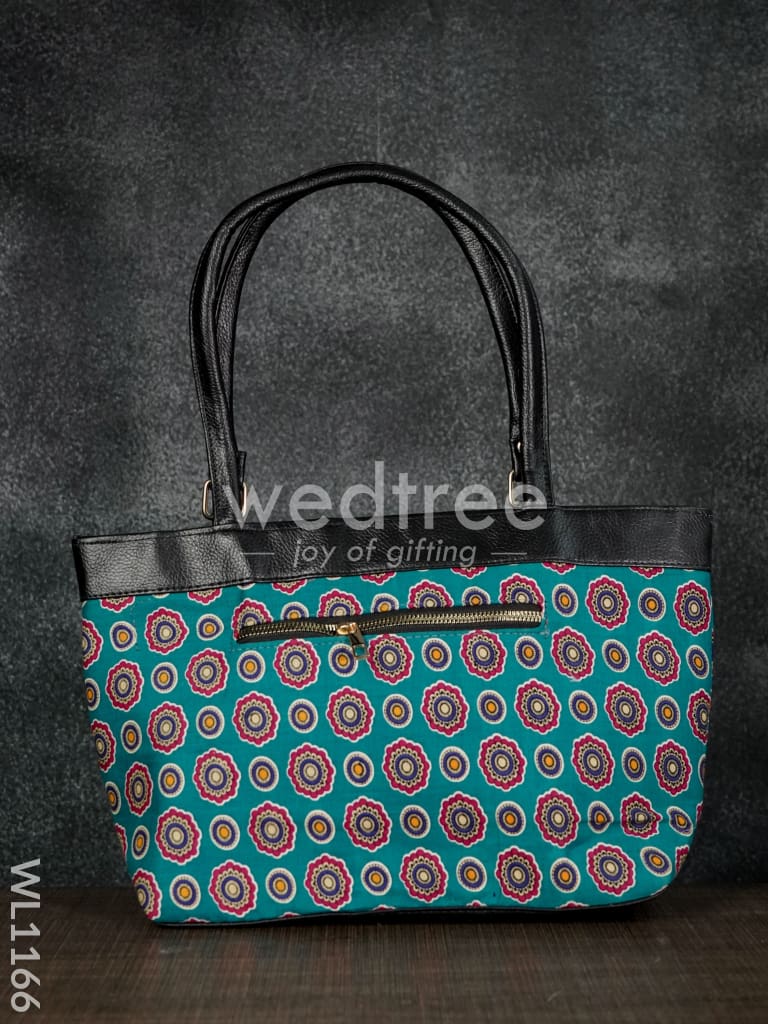 Handbag with Mandal Art Prints - WL1166