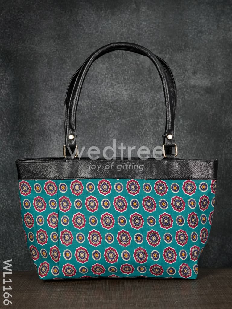 Handbag with Mandal Art Prints - WL1166