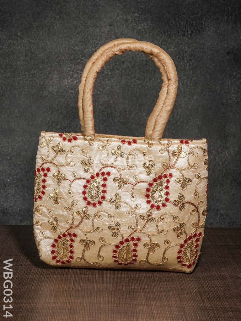 Handbag with Mango Embroidery Design - WBG0314