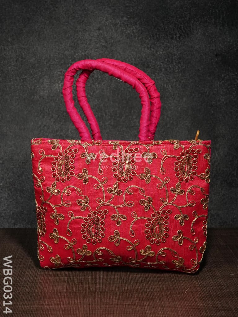 Handbag with Mango Embroidery Design - WBG0314