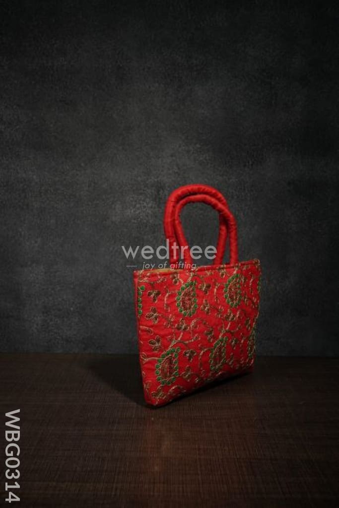 Handbag with Mango Embroidery Design - WBG0314
