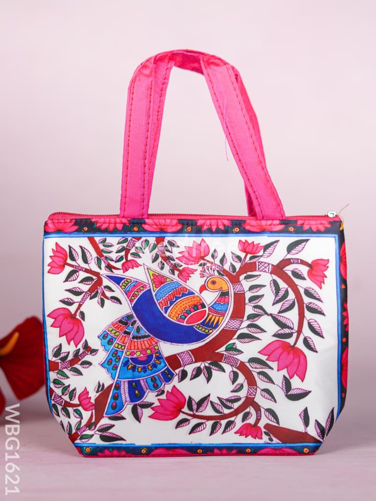 Handbag with Peacock Design - WBG1621