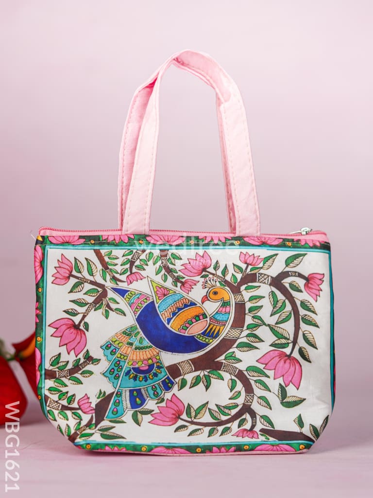Handbag with Peacock Design - WBG1621