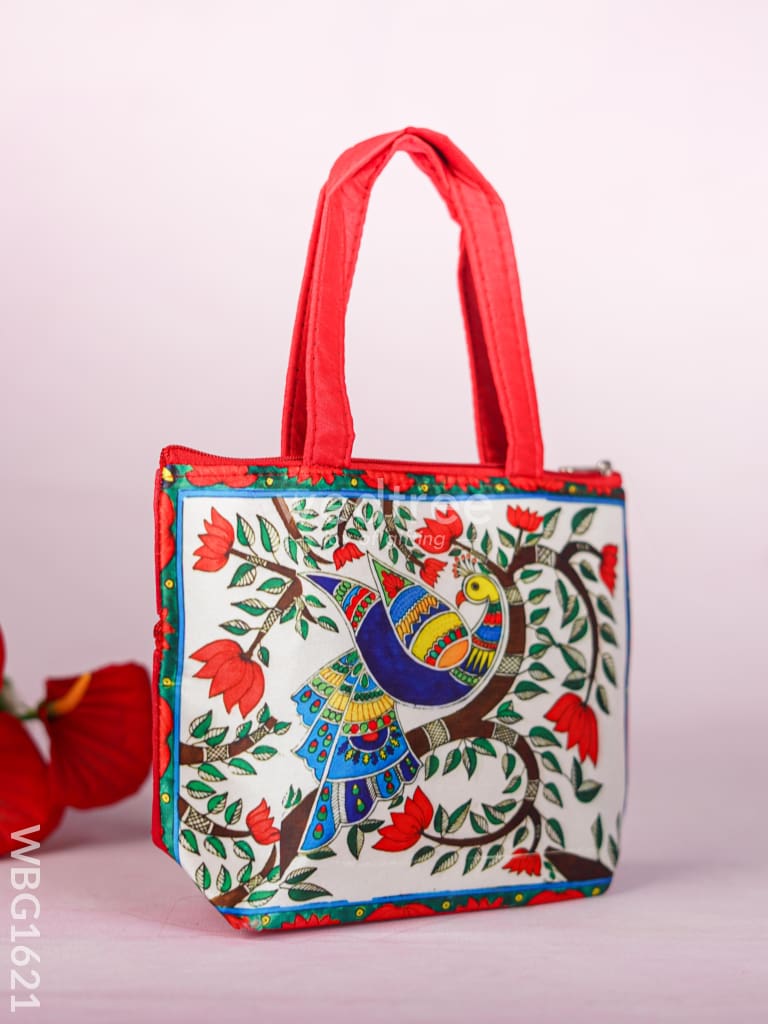 Handbag with Peacock Design - WBG1621
