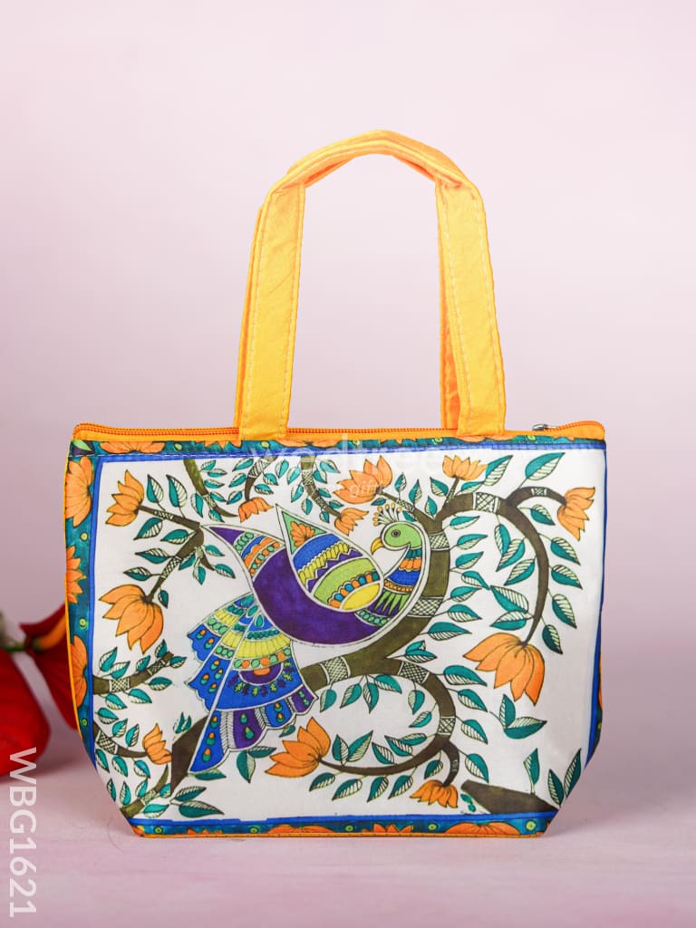 Handbag with Peacock Design - WBG1621