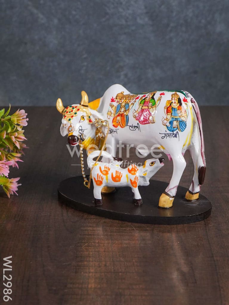 Handcrafted Polyresin Cow & Calf - Small - WL2986