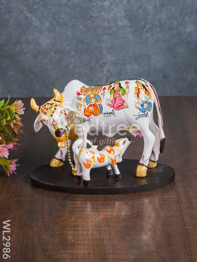 Handcrafted Polyresin Cow & Calf - Small - WL2986