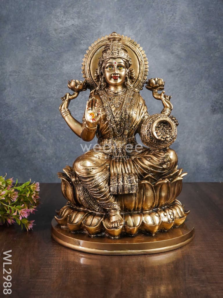 Handcrafted Polyresin Lakshmi Idol - WL2988