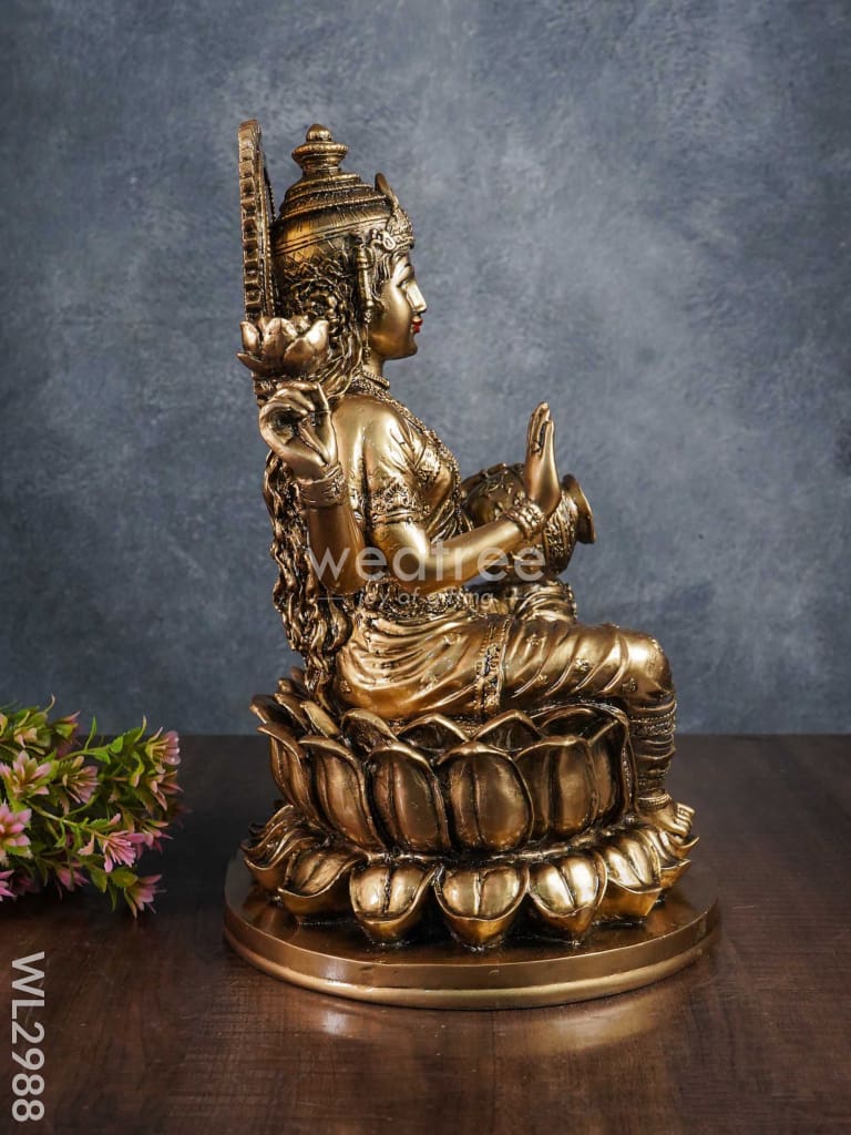 Handcrafted Polyresin Lakshmi Idol - WL2988