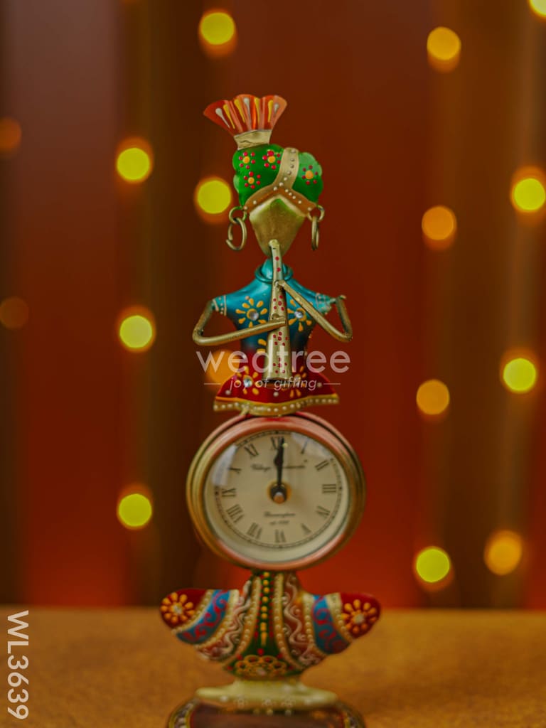 Handpainted Musician Clock Showpiece - WL3639
