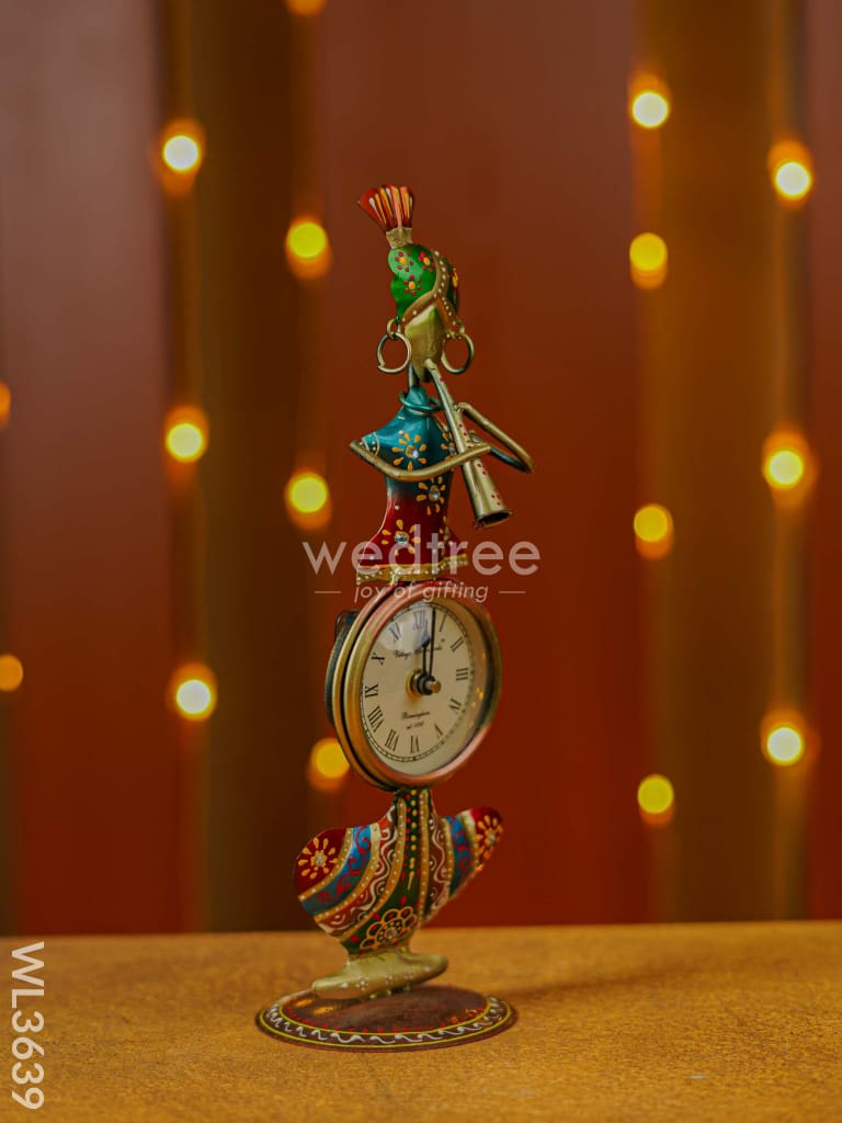 Handpainted Musician Clock Showpiece - WL3639