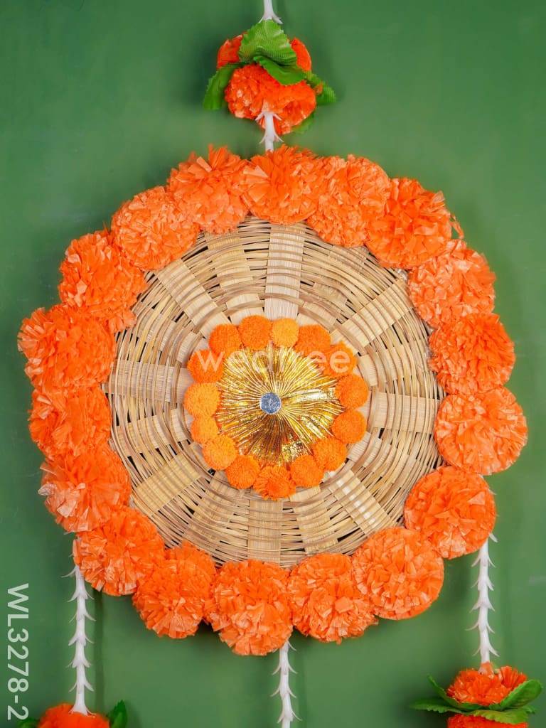 Hangable Artificial Flower Ring Hanging - WL3278-2