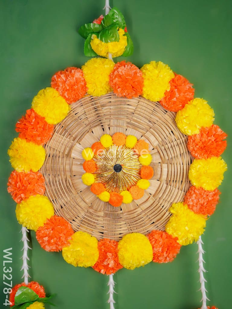 Hangable Artificial Flower Ring Hanging - WL3278-4
