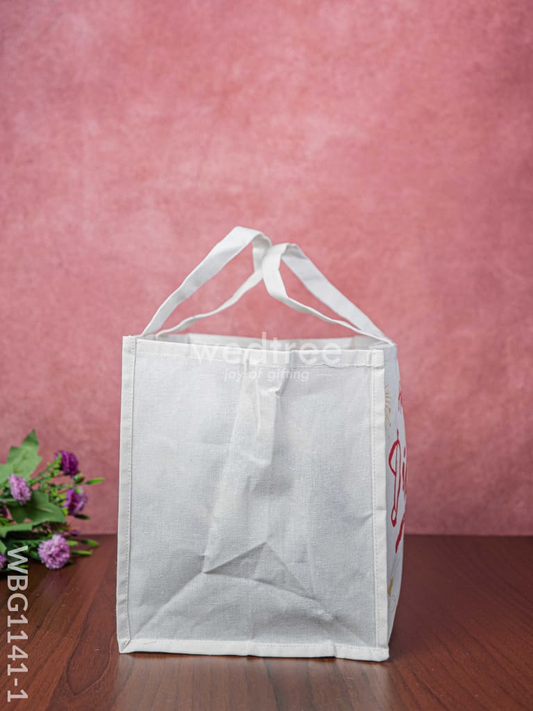 Happy Diwali Printed Cotton Bag - WBG1141-1