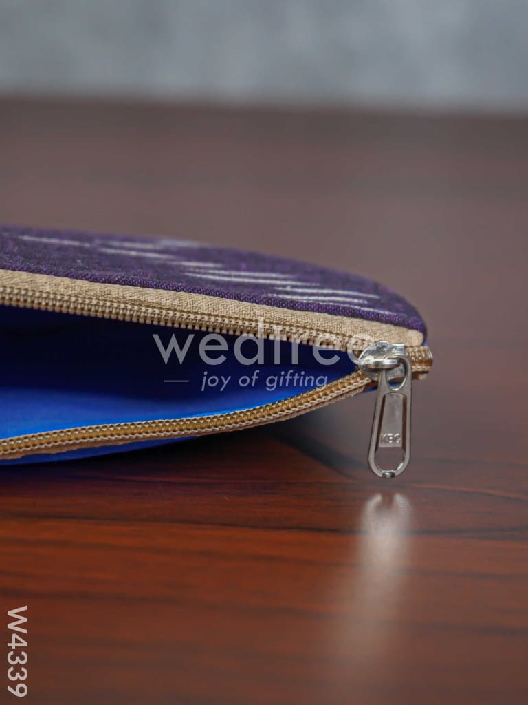 Ikkat Fabric Purse - W4339