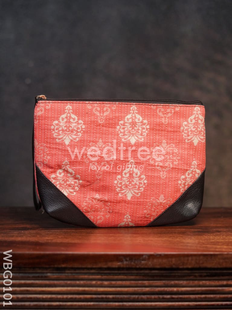 Ikkat Zipper Pouch - WBG0101