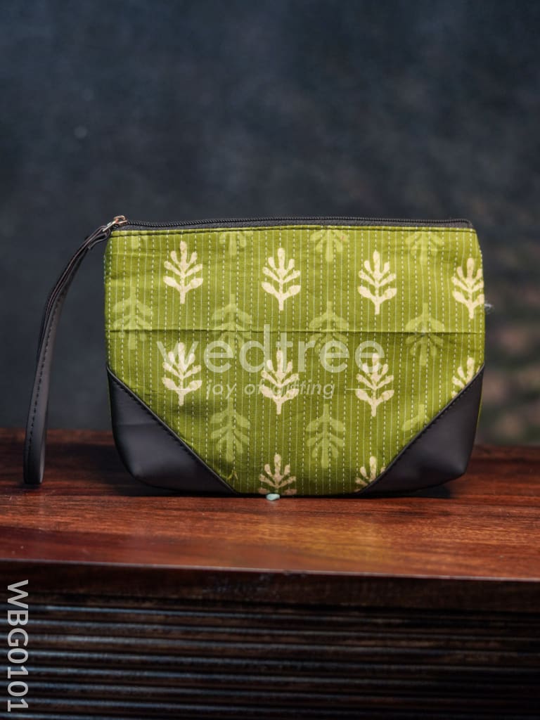 Ikkat Zipper Pouch - WBG0101