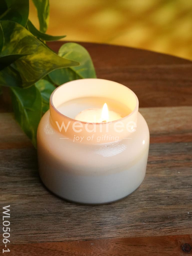 Iridescent scented Soy wax Jar (2.5 Inches) - WL0506