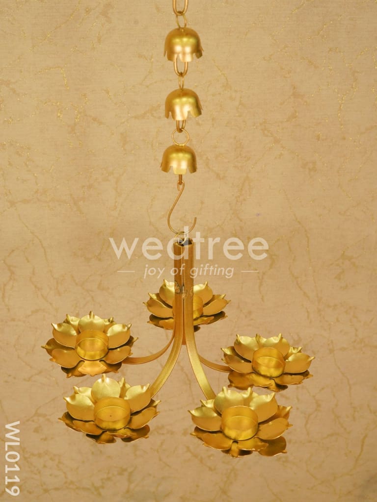 Iron T Light 5 arms hanging - WL0119