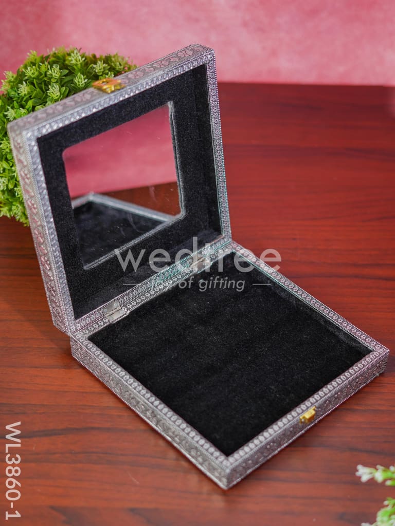Jewel Box - Floral Design with Mirror - WL3860