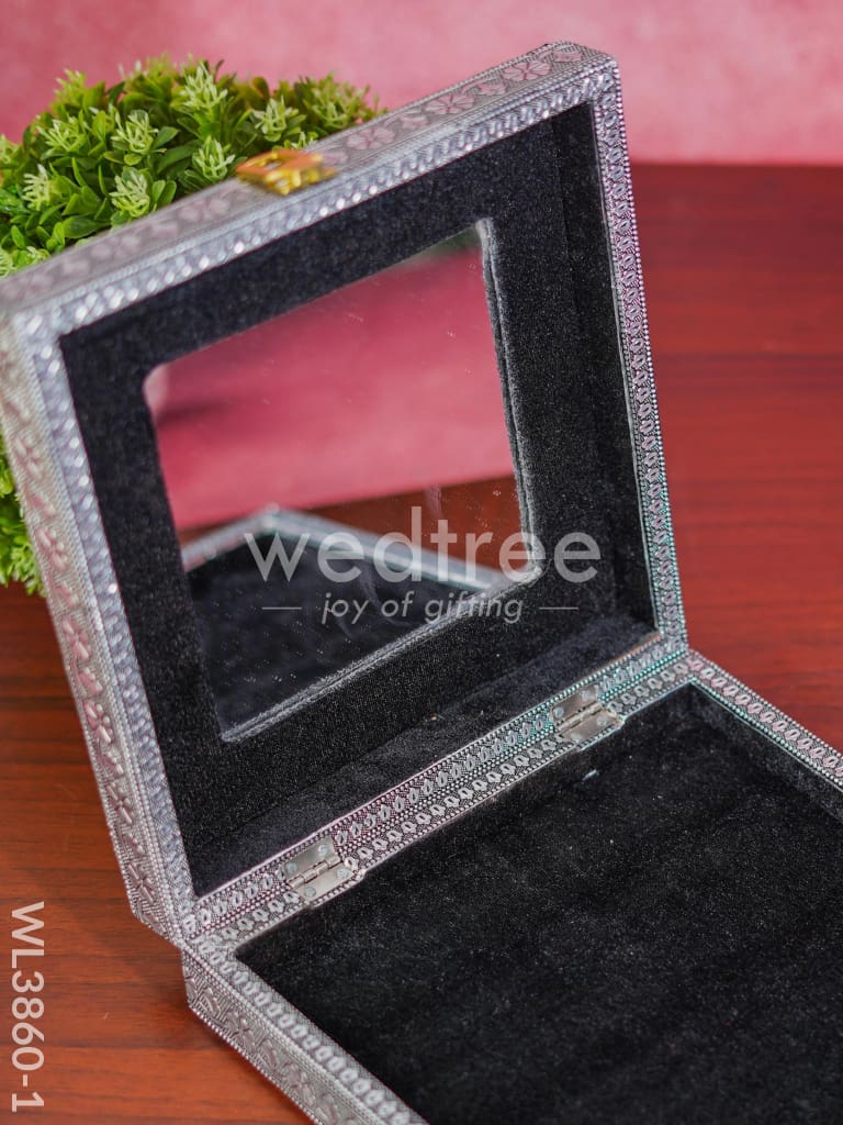Jewel Box - Floral Design with Mirror - WL3860